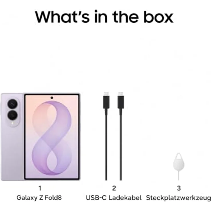 SAMSUNG Galaxy Z Fold8, Smartphone mit 512 GB Speicher, Lavender, Dual SIM – Bild 8