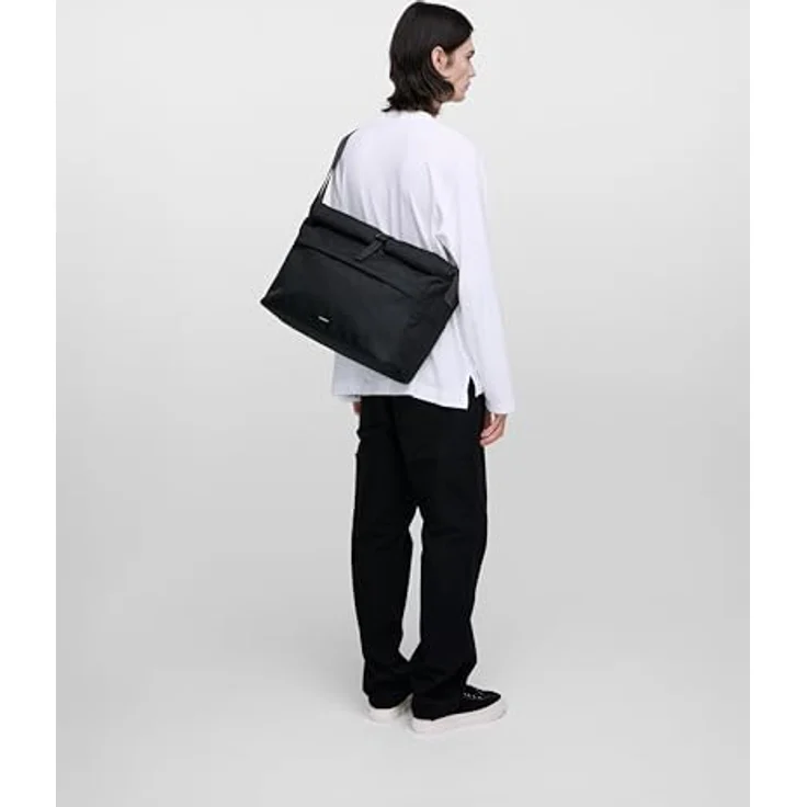 Sandqvist Icon Aktentasche 49 cm mit Laptopfach, schwarz, 100% Polyester – Bild 2
