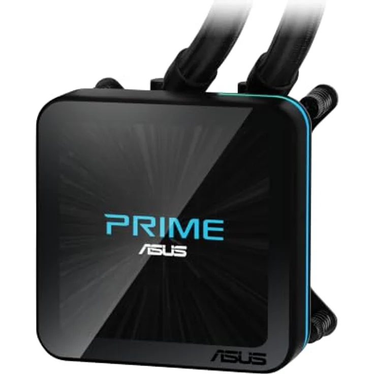 Asus Prime SLC II 360 ARGB LCD, Prozessor-Flüssigkeitskühlsystem, 360 mm, für AM4, AM5, LGA1851, LGA1700, Kupfer, 3 x 120 mm – Bild 6