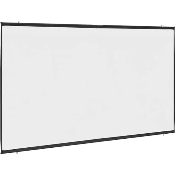 vidaXL manuelle Projektionsleinwand 120 Zoll 16:9, wandhängend, optimierte Bildqualität mit schwarzem Rand, robust und langlebig – Bild 1