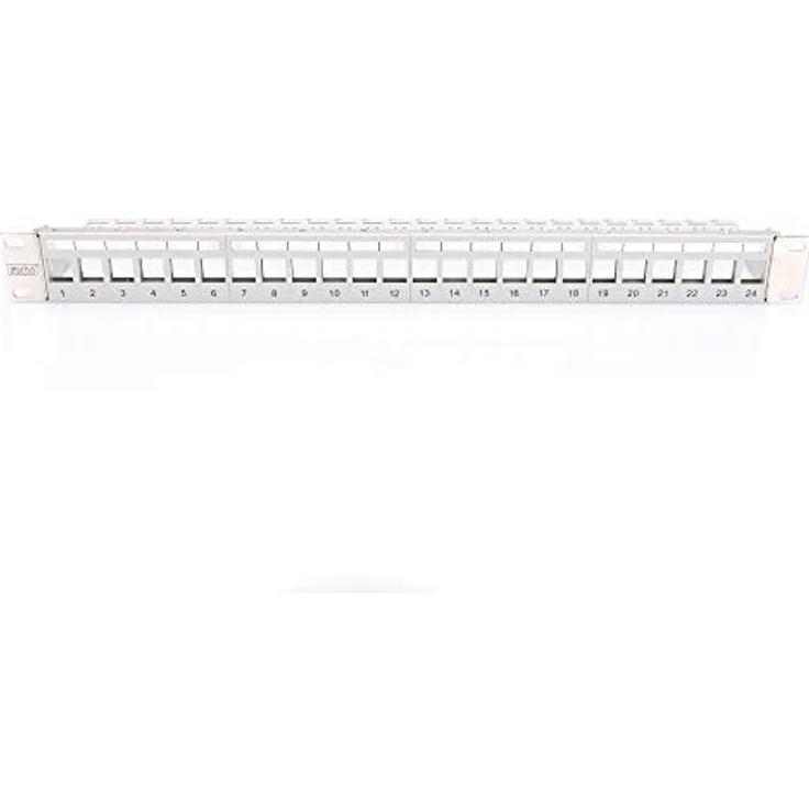 DIGITUS Professional DN-91410-LF Modulares Patch Panel, geschirmt 24-Port, Blank, 1HE, Rack Mount, L – Bild 2