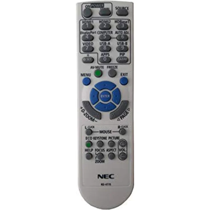 NEC Original Fernbedienung RD-477E, 7N901171, 7N901261, RMT-PJ39 – Bild 1