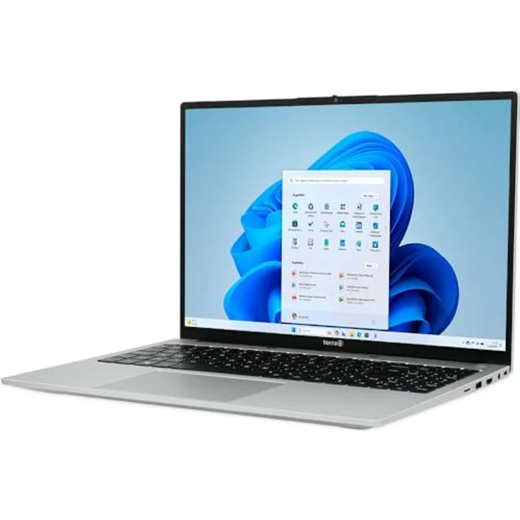 Wortmann TERRA MOBILE 1610R, 16" Notebook, Core i5-1334U, 16 GB RAM, 512 GB SSD, Schwarz/Silber, Windows 11 Home – Bild 2