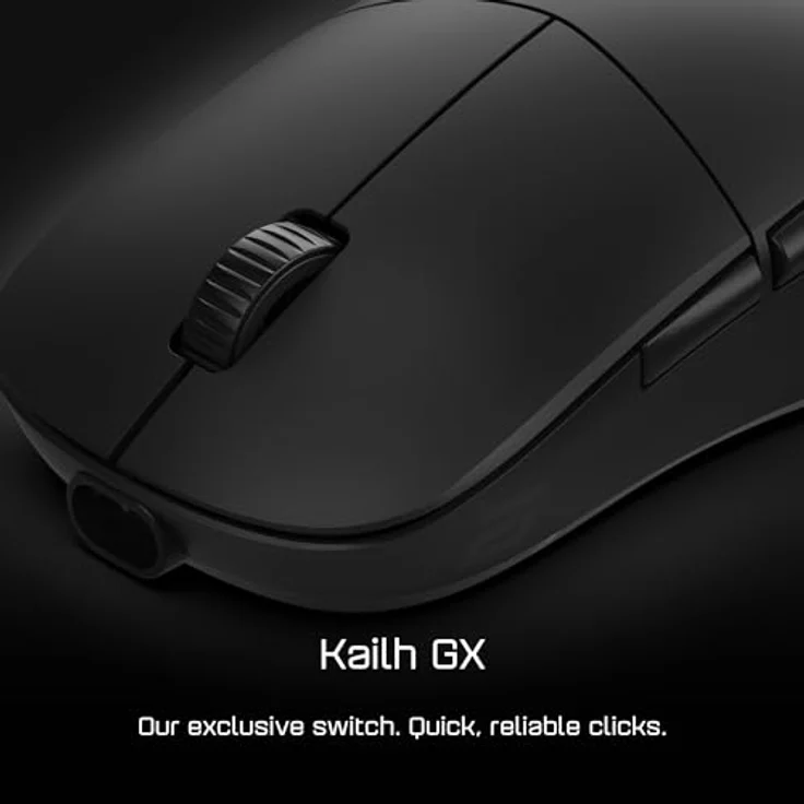 Endgame Gear XM2w 4K, Kabellose Gaming-Maus mit 4000 dpi Sensorauflösung, ergonomischem Design, Schwarz – Bild 4