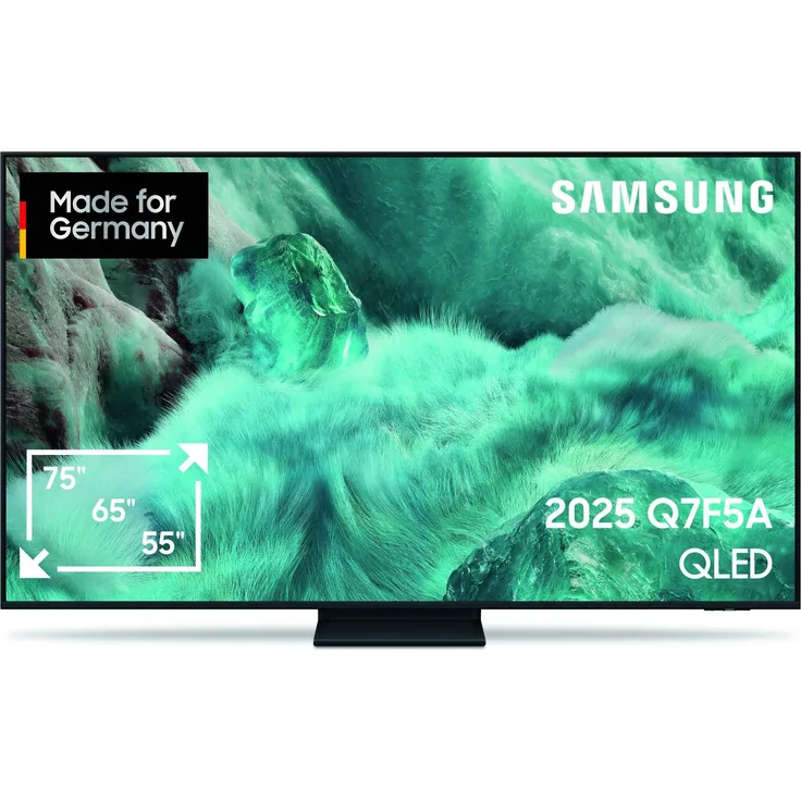 Samsung GQ65Q7F5AUXZG 65 Zoll QLED TV, 4K UHD, HDR, Smart TV