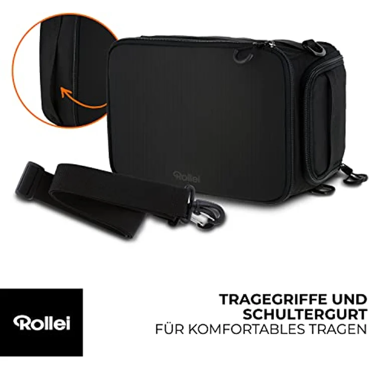 Rollei Fotoliner Ocean Cube S, Flexibler gepolsterter Kamerataschen Einsatz mit Variabler Innenaufteilung zum Einsatz in Rollei Fotoliner Ocean Adventure – Bild 5