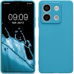 kwmobile Xiaomi Redmi Note 13 5G Handyhülle - Schutzhülle aus weichem Silikon in Karibikblau