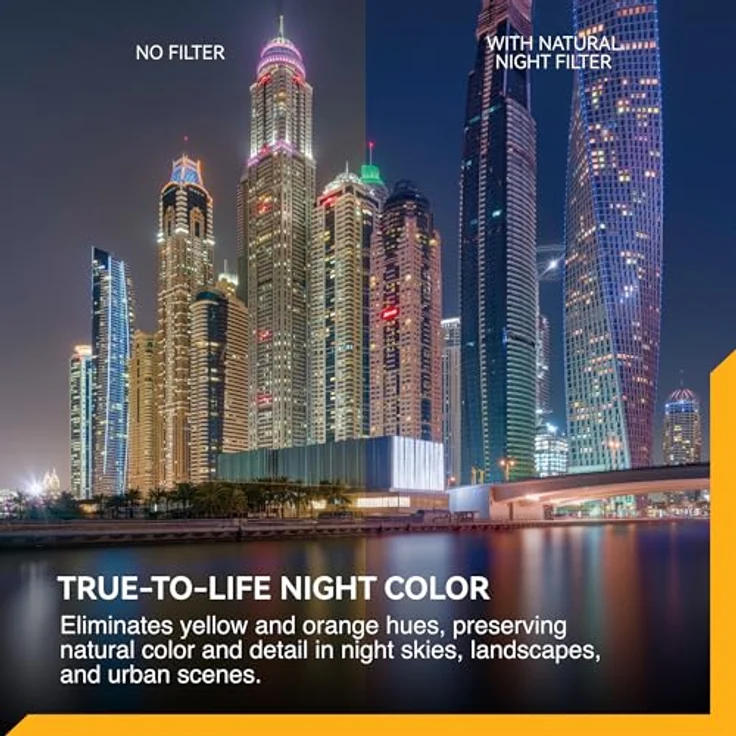 NiSi JetMag Pro MAXMAG Natural Night, Kamera-Filter für Nachtfotografie mit natürlicher Farbbalance und magnetischem Gehäuse – Bild 4
