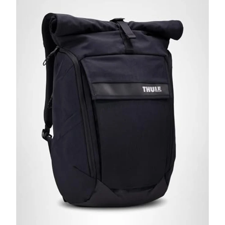 Thule Paramount Laptop-Rucksack 27L, schwarz, für Laptops bis 17 Zoll, wasserabweisend mit Rolltop-Verschluss und organisierten Fächern – Bild 17