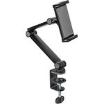 mywall Tablet & Smartphone Tischhalter - HT33L, Vollbeweglich, Universal Kompatibel, Schützende Silikonpolster