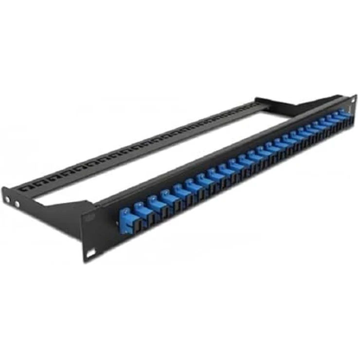 Delock 43380 LWL-Patchpanel 24 Port SC, 1 HE für 19" Geräteschrank, praktische Glasfaserverbindung – Bild 2