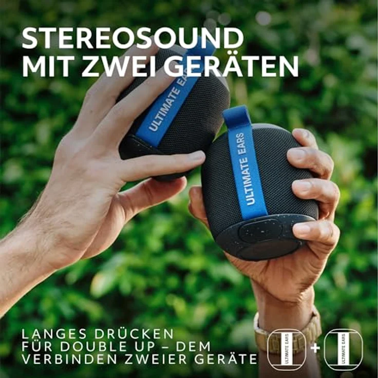 Ultimate Ears WONDERBOOM Play - Mobiler wasserdichter Bluetooth-Lautsprecher, staubdichter schwimmfähiger Lautsprecher mit 40 m Reichweite, Schwarz – Bild 5