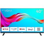 DYON Smart 40 VX-2 100 cm (40 Zoll) Fernseher (Full-HD Smart TV, HD Triple Tuner (DVB-C/-S2/-T2), App Store, Prime Video, Netflix, YouTube, DAZN, Disney+) [Modelljahr 2023], Schwarz