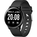 Smartwatch FW32 NeonB Schlafüberwachung, Cardio, wasserdicht, Schwarz