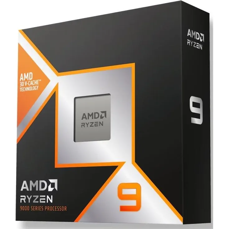 AMD Ryzen 9 9900X3D, 5.5GHz AM5 12C/24T Prozessor mit 140MB Cache und 120W TDP, Tray