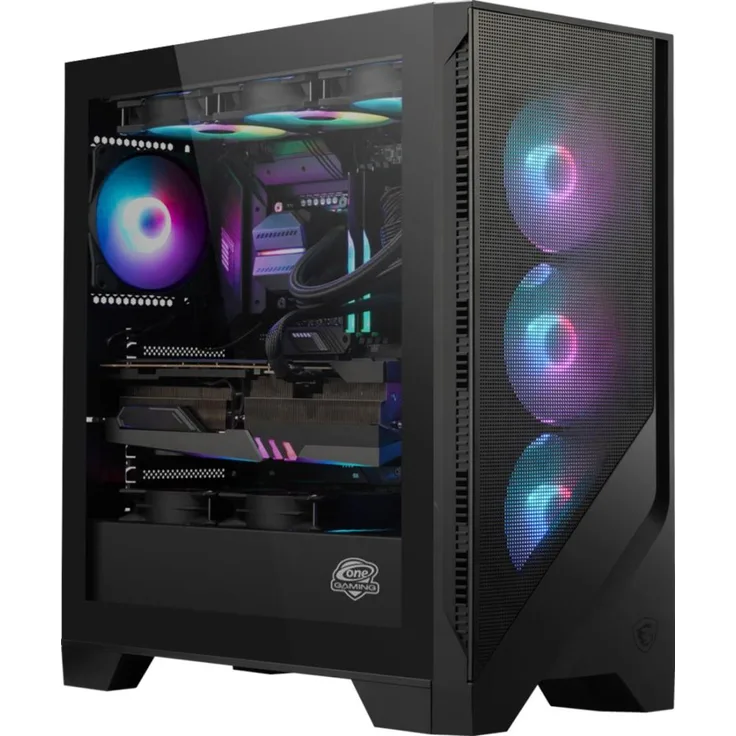 One Gaming High End PC Next Level, Ryzen 7 7800X3D, RTX 5070 Ti, 512 GB NVMe SSD, 32 GB RAM, Wi-Fi 6E, Bluetooth 5.3