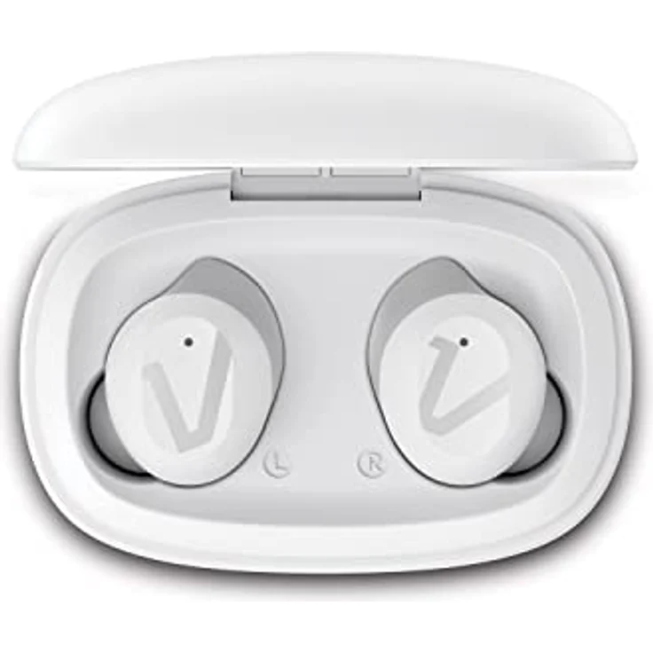Veho RHOX, Kabellose In-Ear Kopfhörer mit Soft-Touch-Bedienelementen, IPX5 wasserresistent, Weiß – Bild 5