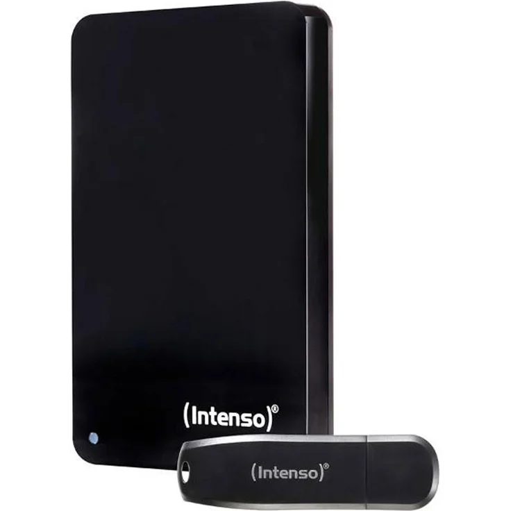 Intenso Memory Drive 2,5 Zoll 1 TB Bonuspack schwarz mit 64GB USB Stick
