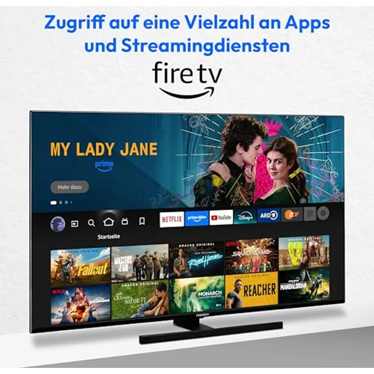 MEDION X15032 (MD 31411) 125,7 cm (50 Zoll) QLED Fernseher (Fire TV, 4K Smart TV, Dolby Vision HDR, Dolby Atmos, Netflix, Prime Video) – Bild 3