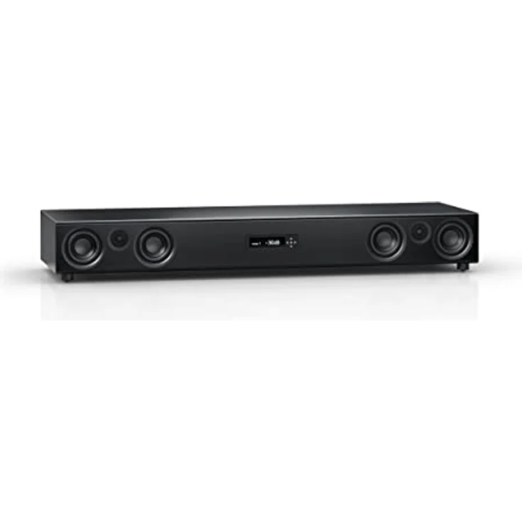 Nubert nuPro XS-8500 RC | Schwarze Soundbar | TV-Lautsprecher mit Bluetooth aptX HD | Soundbase für klare Stimmen | Unterstützt Dolby Atmos und DTS:X | Aktive Soundplate für HiFi & Musikgenuss – Bild 1