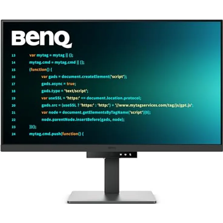 BenQ RD320U 32“ 4K 3840x2160 Programmiermonitor mit 2000:1 Kontrastverhältnis, Nano Matte Panel, MoonHalo, 90W USB-C, Coding-Modi, Nachtstundenschutz, ergonomischem Standfuß und Eye-Care-Technologie