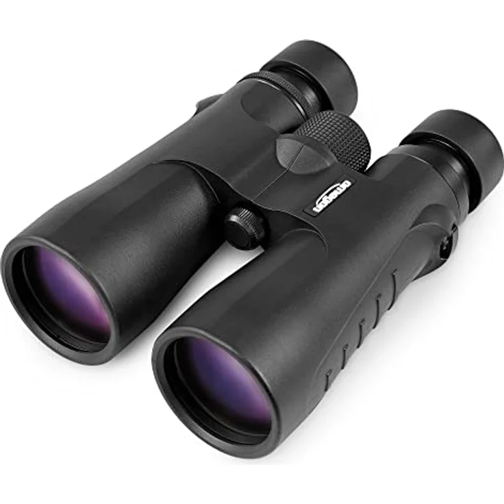 Omegon Blackstar 2.0 12x50, Dachkantfernglas für Naturbeobachtungen, stoß- und wasserfest – Bild 1