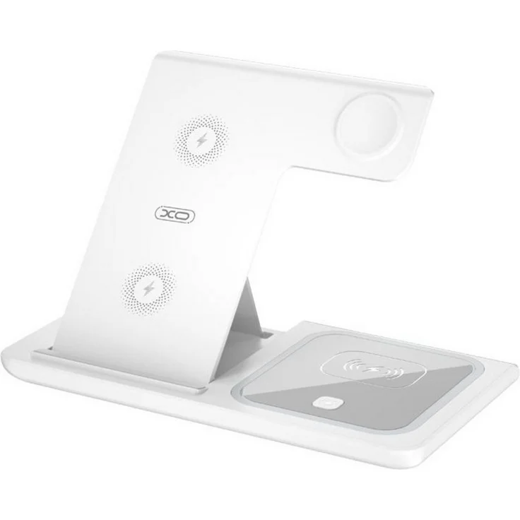 XO WX023, 3-in-1 Wireless Charger 15W mit Schnellladefunktion für Smartphones, Apple Watches und Airpods