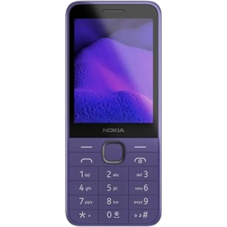 Nokia Mobiltelefon 235 4G (2,8", 128 MB) in Purple, Zeitloses Design mit Snake-Spiel und langer Akkulaufzeit – Bild 1