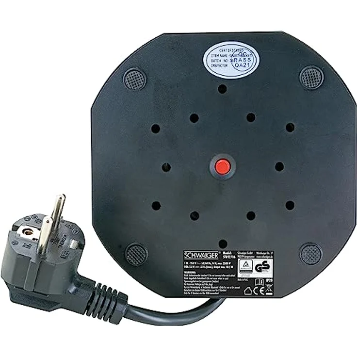 Schwaiger Steckdosentower 7xSchuko+2x USB (1.80 m) – Bild 4