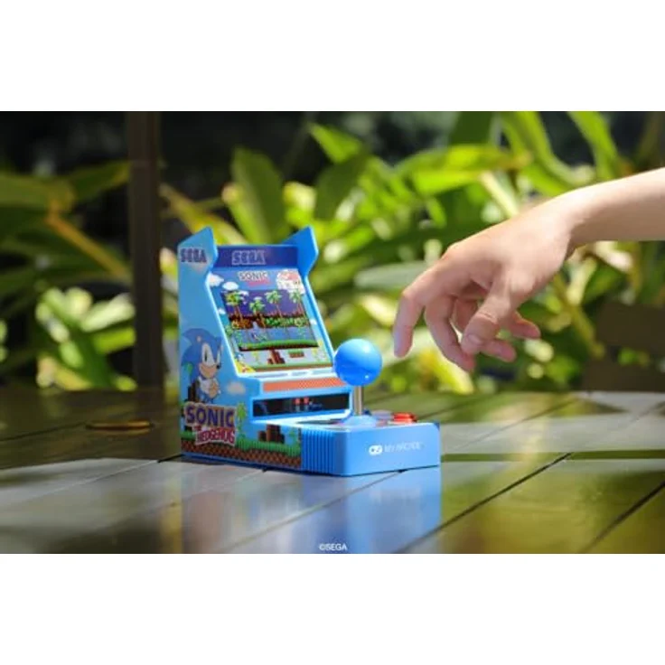 ATARI Joystick Player Sonic The Hedgehog, blauer Joystick mit 3,5 Zoll Bildschirm und 4 Batterien – Bild 8