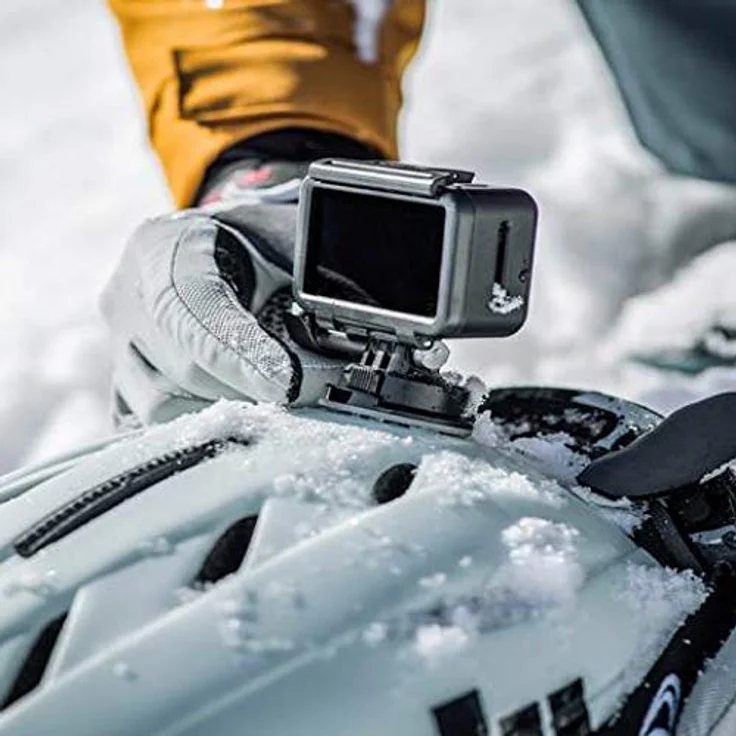 DJI Osmo Action Part 2 Mounting Kit - Halterung für Osmo Action Camcorder, Zubehör zum Anschließen der Kamera an flache Oberflächen und Kurven, Klebstoff Unterstützung für neue Aufnahmeoptionen – Bild 5