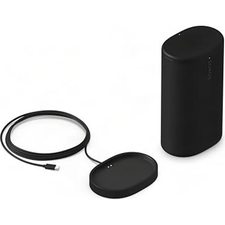 Sonos Play, tragbarer Bluetooth-Lautsprecher mit kraftvollem Stereo Sound, IP67 wasserdicht, schwarz – Bild 2