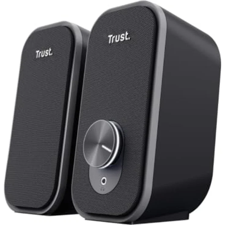 Trust Ador 2.0-Lautsprecherset, Kabelgebundene PC-Lautsprecher mit 6W RMS Leistung, Schwarz – Bild 2