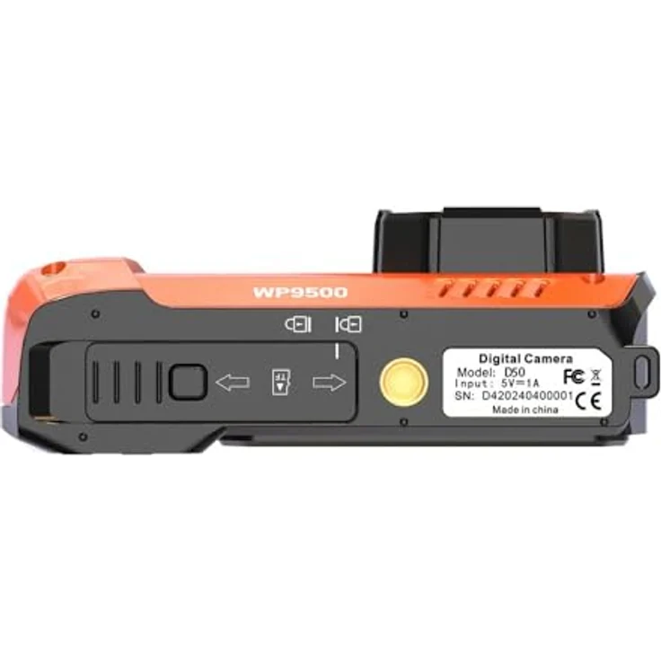 AgfaPhoto Realishot WP9500 – Wasserdichte Digitalkamera Orange - 24 MP, 18X Digitalzoom, 4K Videoaufnahme – Bild 8