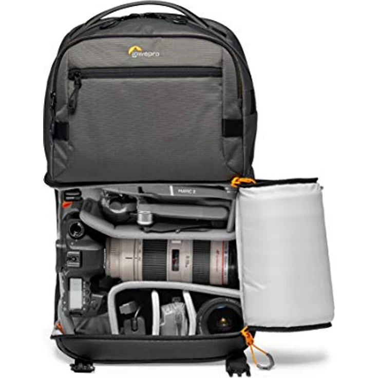 Lowepro Fastpack PRO BP 250 AW III Kamerarucksack - Kameratasche - Fotorucksack für spiegellose und DSLR-Kameras wie Nikon D850, 300D, mit Zugang per QuickDoor, Fach für 15-Zoll-Laptop, Ripstop – Bild 6