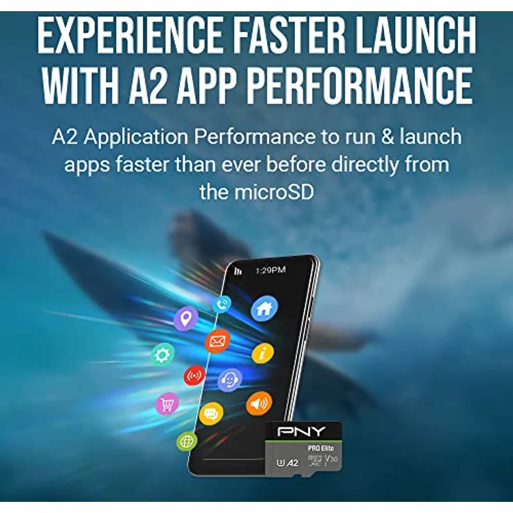 PNY PRO Elite - Flash-Speicherkarte - 256 GB - A2 - Video Class V30 - UHS-I U3 - Class10 - microSDXC UHS-I (P-SDU256V32100PRO-GE) – Bild 5
