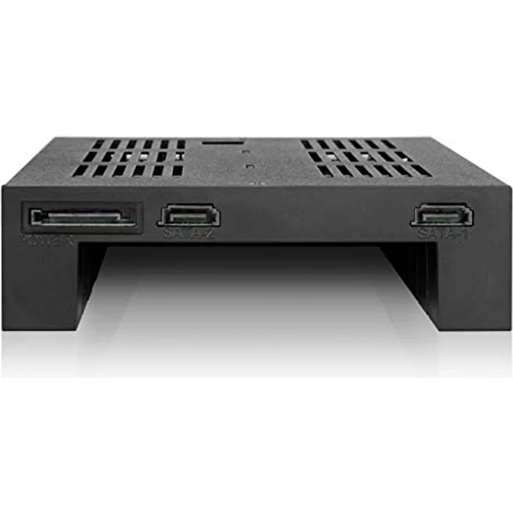 ICY DOCK Wechselrahmen für 2X 2,5 Zoll (6,4cm) SATA-SAS SSD-HDD und 1x 3,5 Zoll (8,9cm) Gerät ExpressCage MB322SP-B – Bild 4