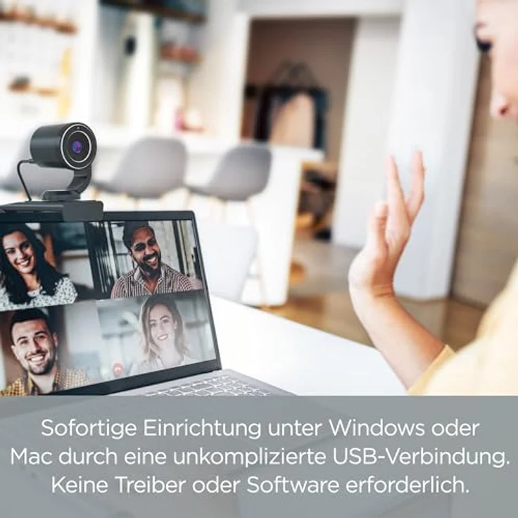 Toucan veebikaamera Connect Streaming (3.60 Mpx), Webcam, Schwarz – Bild 7