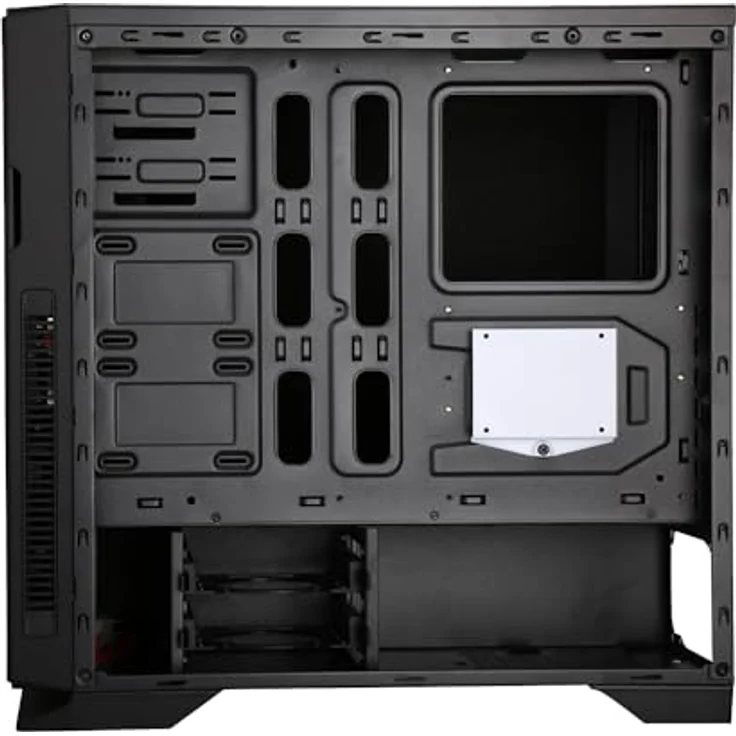 iTek Gehäuse SYLENT 07 EVO - Silent Middle Tower, 3x12cm Lüfter, Typ-C, 2xUSB3, schallabsorbierend, 0,7mm beschichtet – Bild 3