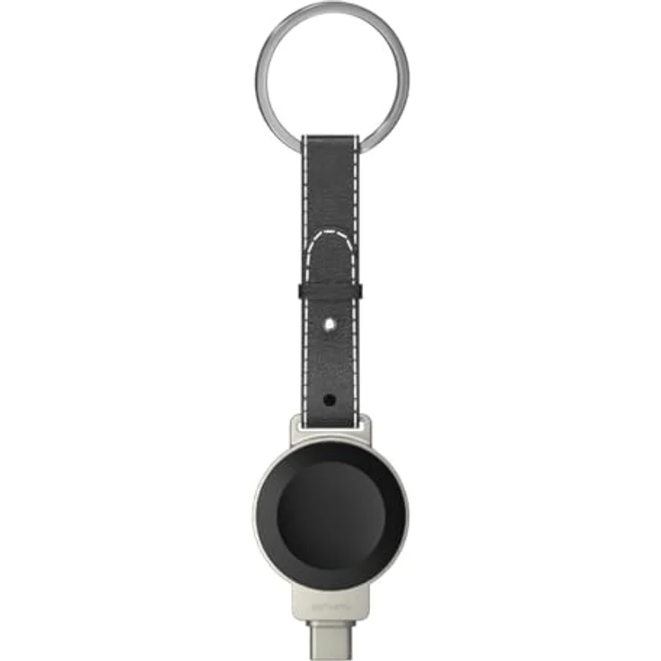 4Smarts Wireless Charger für Smartwatches, kompakter Reisecharger mit magnetischer Docking-Funktion und USB-C-Stecker, grau – Bild 3