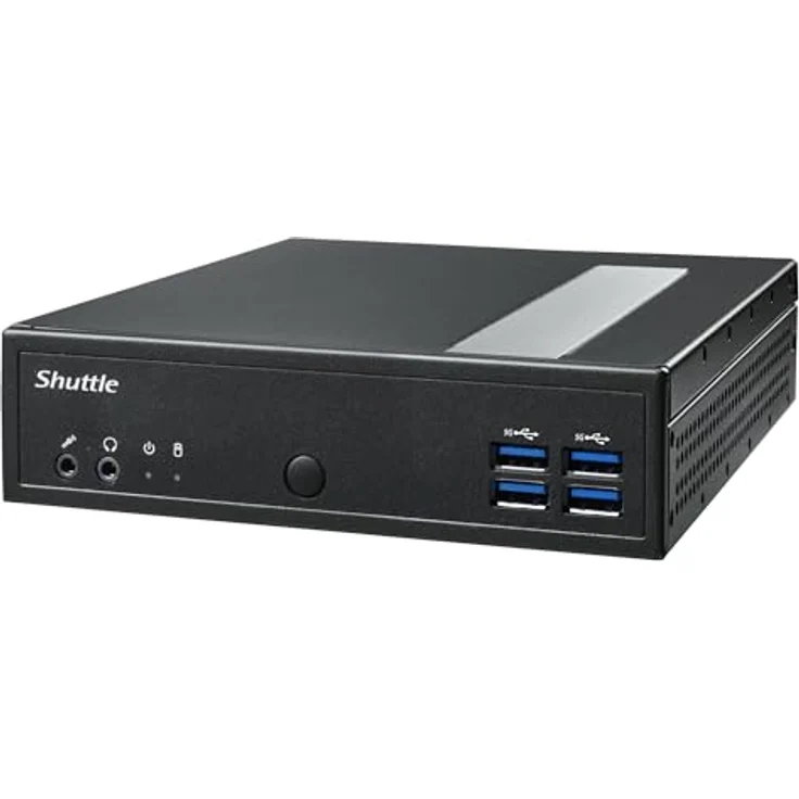 Shuttle XPC Slim DL30N, Ultra Compact Mini PC, N-series N100, 0 GB RAM, UHD Graphics, 1GbE, 2.5GbE – Bild 1