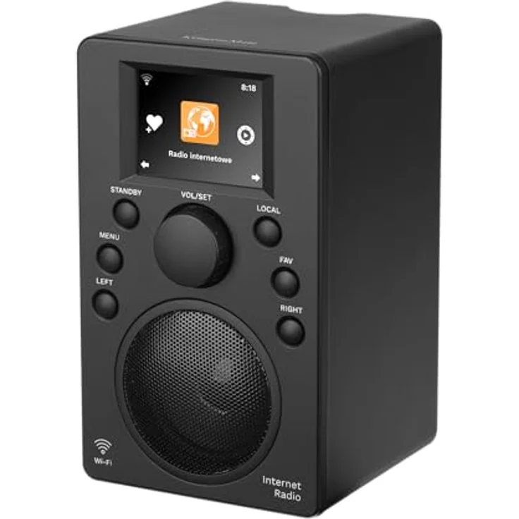 Kruger&Matz KM0818.1, Internetradio mit Bluetooth 5.0, 2,4" Farbdisplay und Weckfunktion – Bild 3