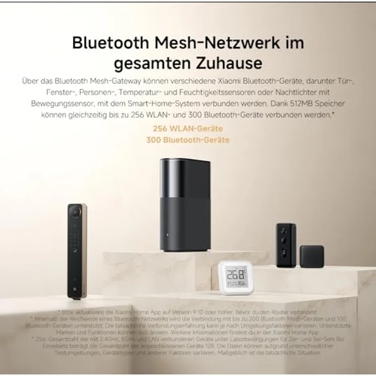 Xiaomi BE3600 Pro, Mesh Router 3er Pack mit Wi-Fi 7, Geschwindigkeiten bis zu 3570 Mbps, Grau – Bild 13