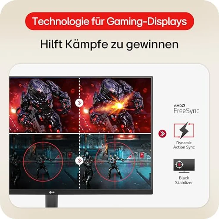 LG 32 Zoll Ultrafine Ergo 4K UHD Gaming Monitor 60Hz 5ms HDR10 AMD FreeSync DCI-P3 Schwarz – Bild 5