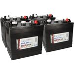 Hochwertige 6V 240Ah Deep Cycle Antriebsbatterien im 4er-Set zuverlässige Stromversorgung für Arbeitsbühnen, Reinigungsmaschinen und mehr