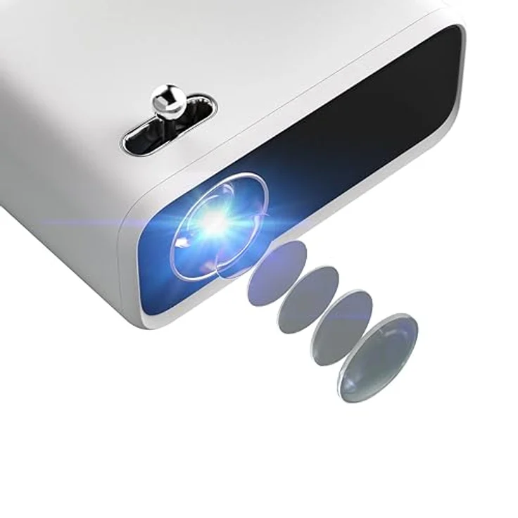 Unbekannt Wanbo Projector X1 Mini 720p Yellow EU – Bild 4