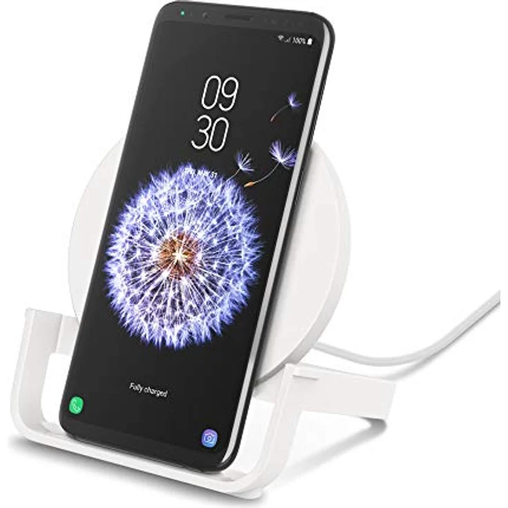 Belkin 10 W Wireless Charging Stand mit Micro-USB Kabel und Netzteil, weiß – Bild 4
