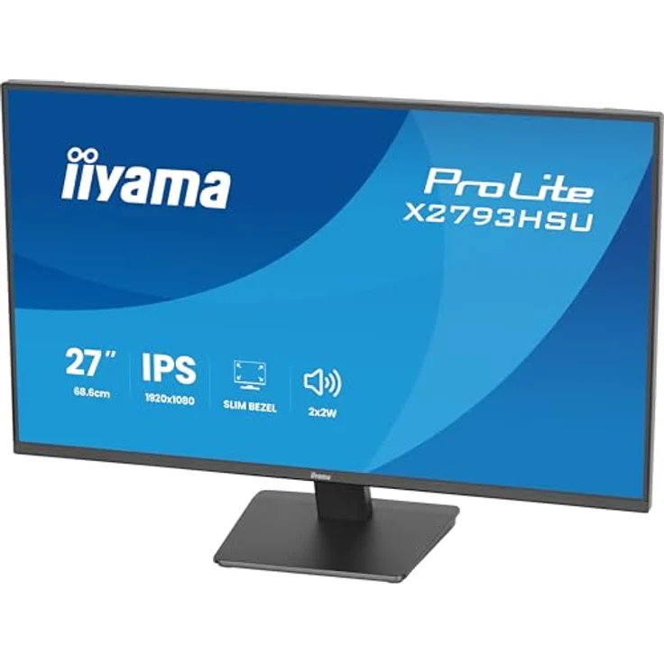 iiyama Prolite X2793HSU-B1 27" IPS LED-Monitor, Full-HD 120Hz, HDMI/DP/USB2.0, schwarz, Energieklasse C – Bild 4