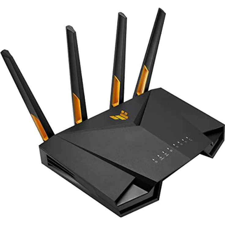 ASUS TUF Gaming AX4200 Dual Band WiFi 6 Gaming kombinierbarer Router (WiFi 6, bis zu 4200 Mbit/s, 2,5Gbit/s Port, AiMesh, AiProtection Pro) – Bild 1