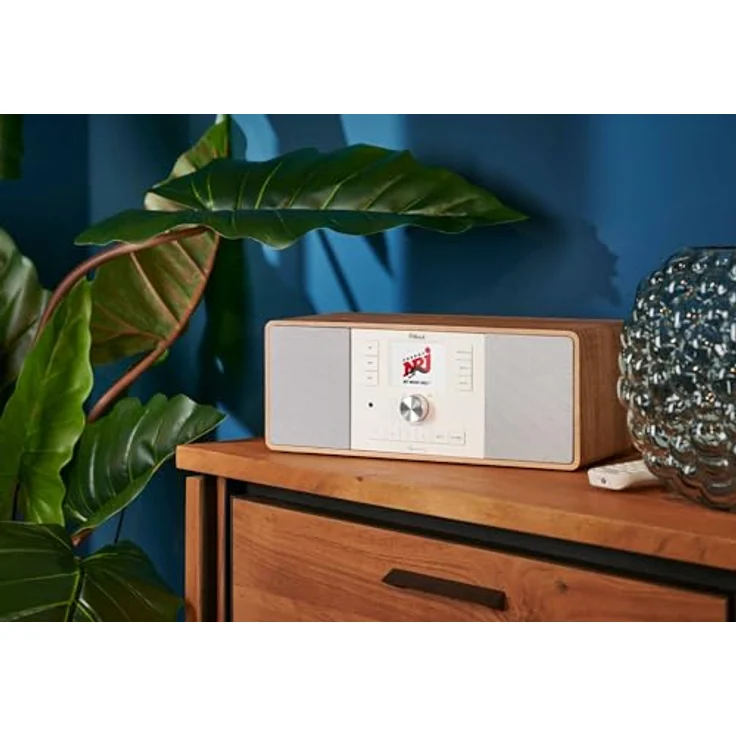 Block Internetradio Harmonywalnut, FM/DAB+ Bluetooth Radio, Braun – Bild 2